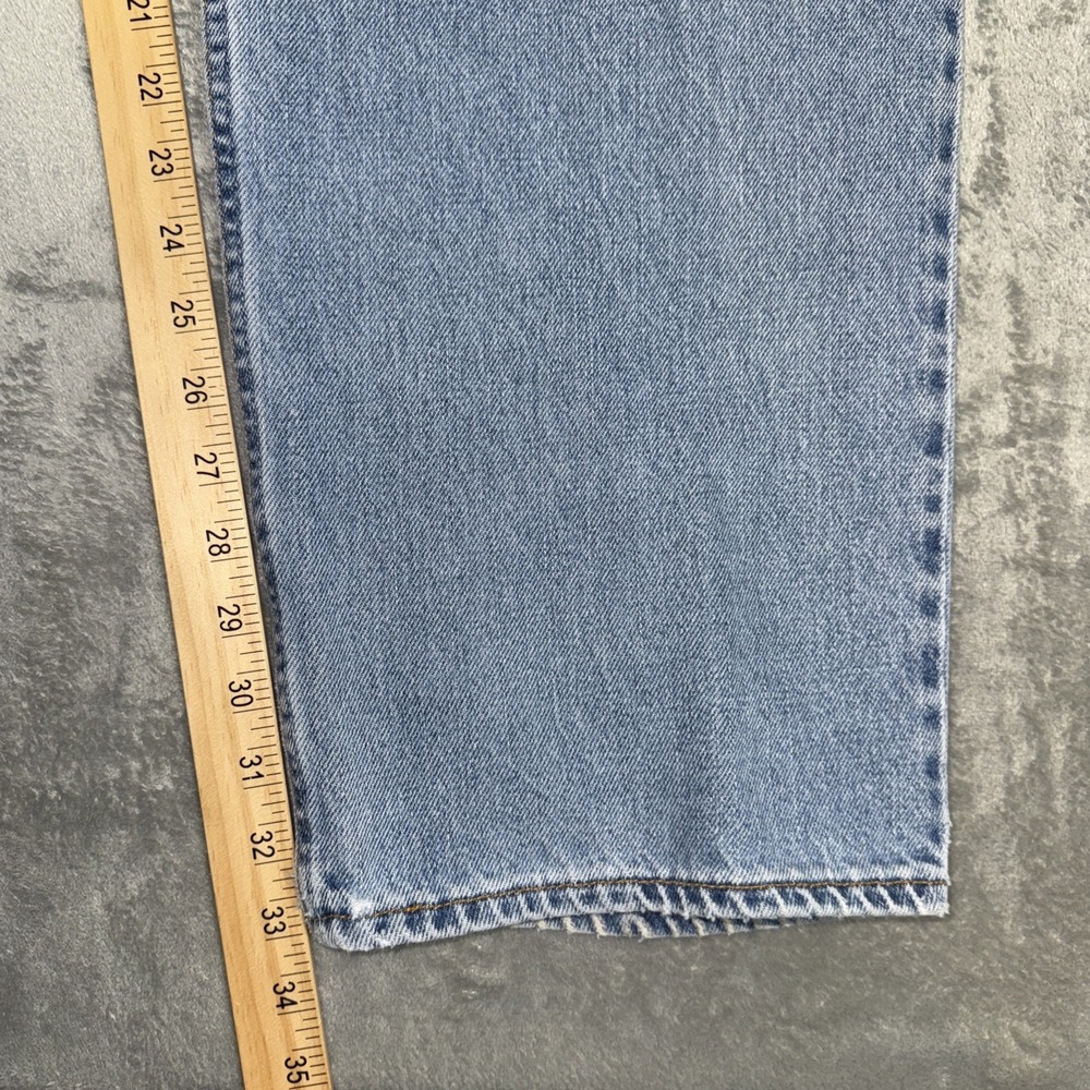 Vtg Levis 550 Jeans Relaxed Fit USA Made 44x34 Blue Denim Jeans StoneWash *READ - Picture 14 of 14